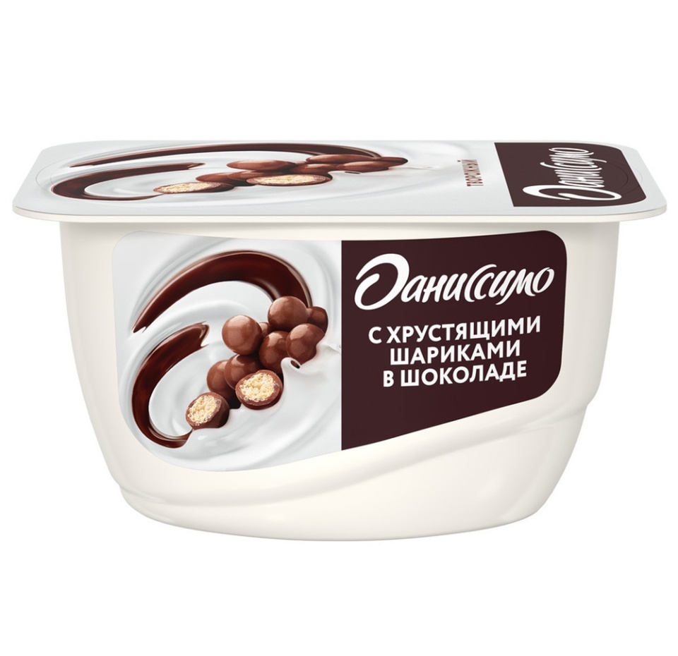 

Творожок Даниссимо с хрустящими шариками в шоколадной глазури 7.2% 130 г