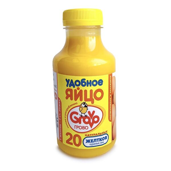 Желток яичный жидкий пастеризованный охлаждённый Grovo Удобное яйцо