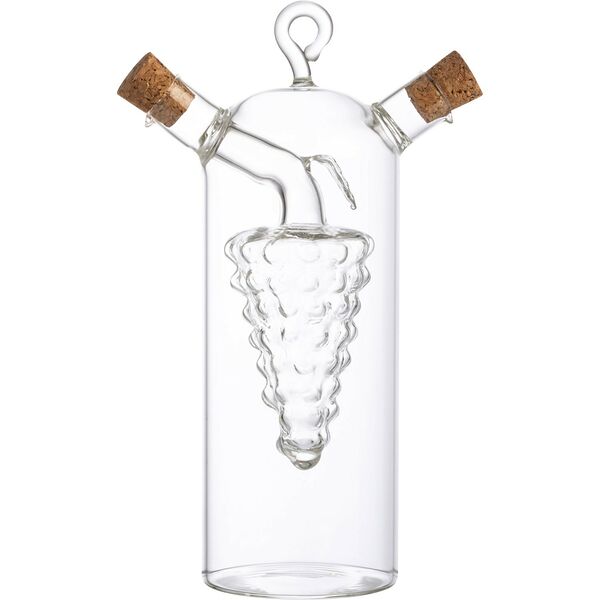 Емкость для масла и уксуса Oliva Виноград, 350/50 мл, стекло