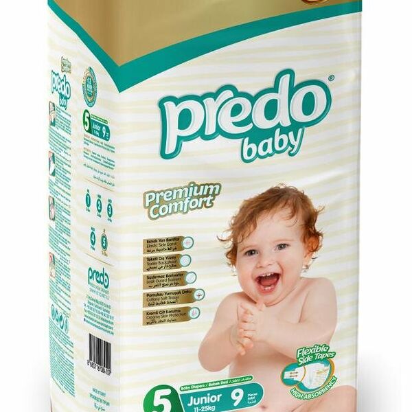 Подгузники Predo Baby 5 (11-25 кг), 9 шт