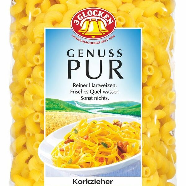 Макаронные изделия 3 Glocken Genuss Pur Korkzieher спирали
