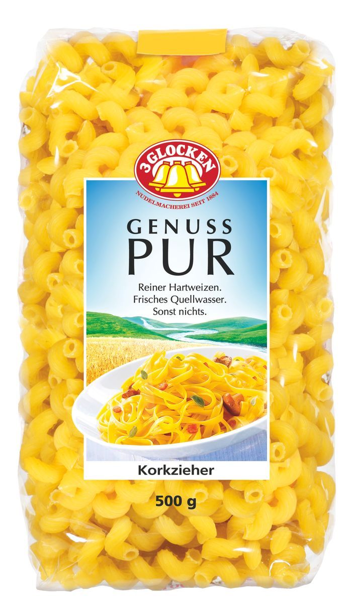 

Макаронные изделия 3 Glocken Genuss Pur Korkzieher спирали 500 г