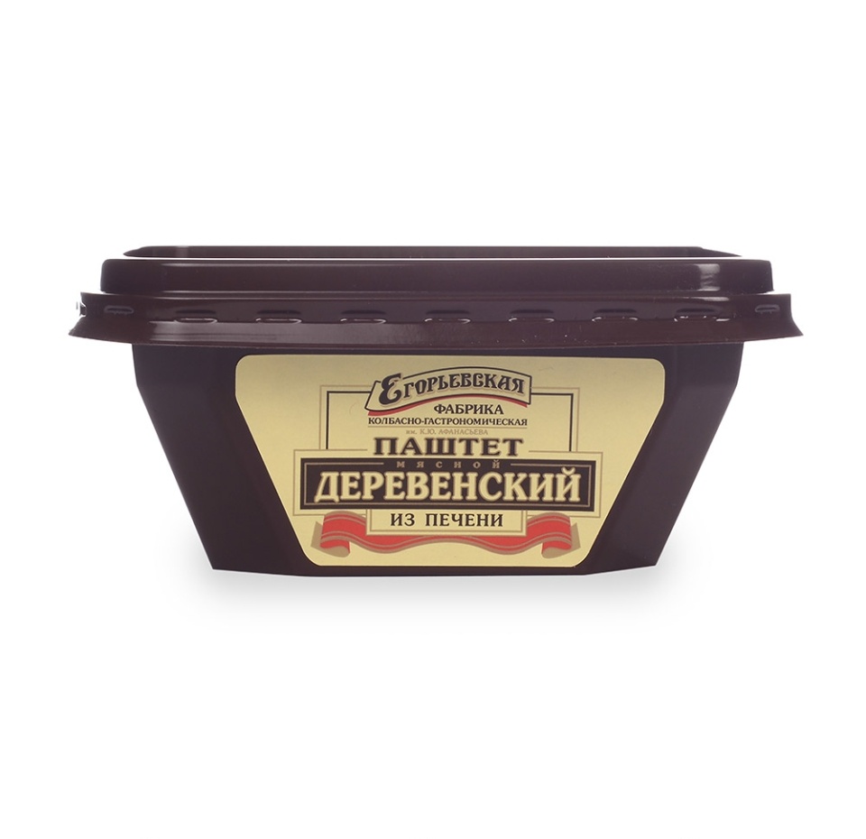 

Паштет Егорьевская КГФ Деревенский из печени 150 г