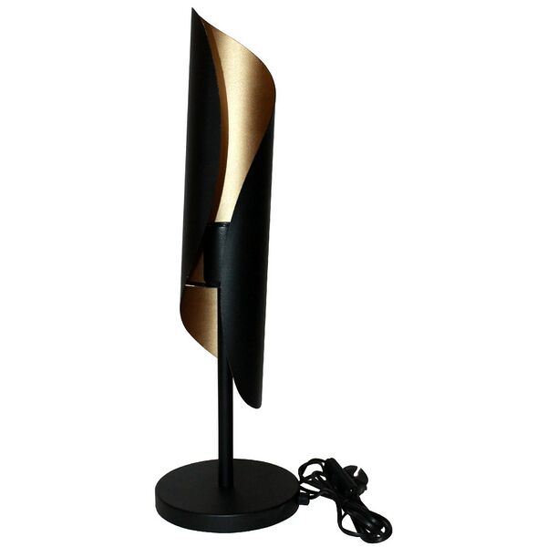 Лампа настольная ЭЛЕТЕХ Маэстро, черно-золотистый