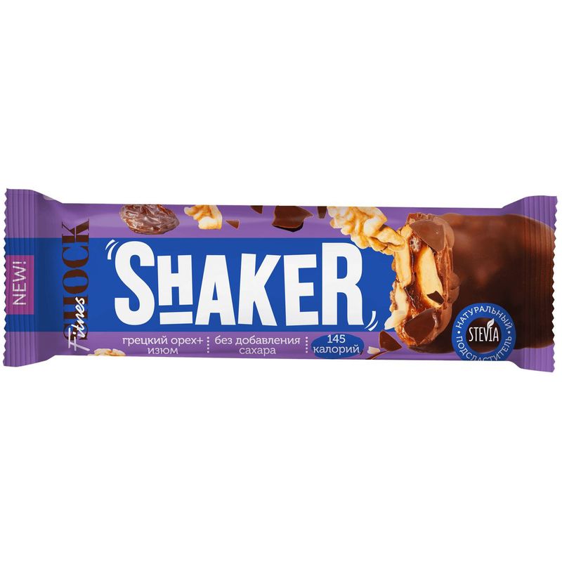 

Батончик Shaker Грецкий орех глазированный 35 г