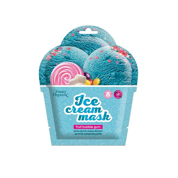 Маска тканевая Funny Organix Fruit bubble gum охлаждающая, 22 г