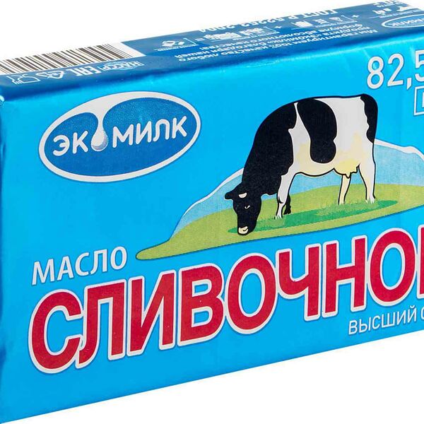 Масло сливочное Экомилк 82,5%