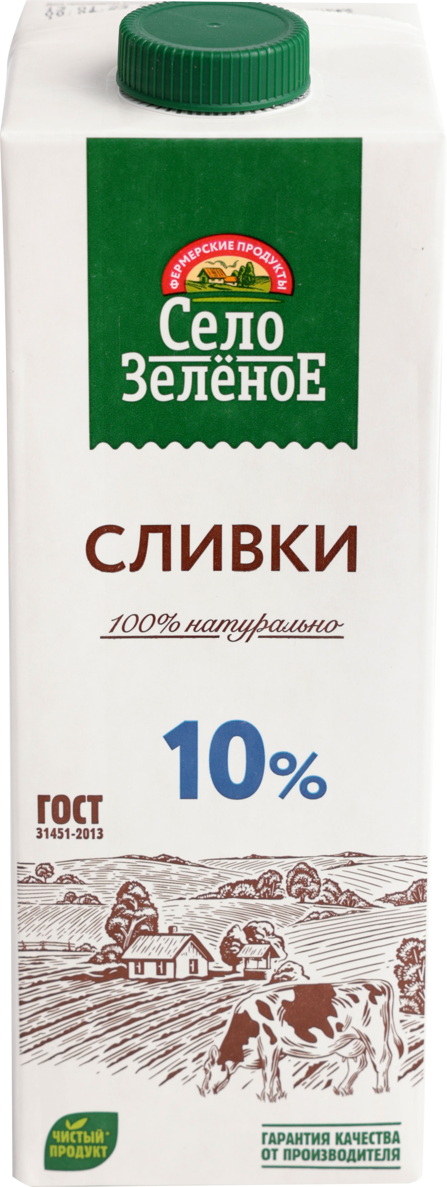 

Сливки Село Зеленое 10% 1л