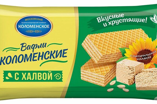 Вафли БКК Коломенское с халвой 200г