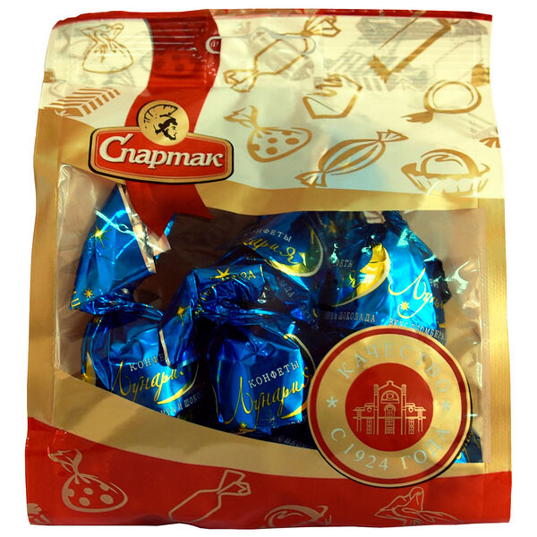 Конфеты Лунария вкус плом. и шок.