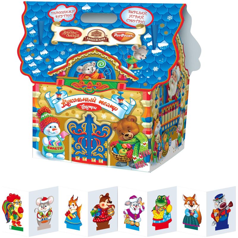 

Новогодний подарок Объединенные кондитеры Терем-Теремок 800 г дизайн упаковки в ассортименте