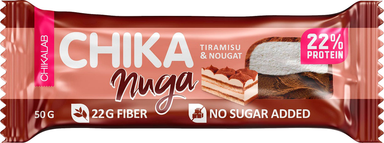 

Батончик глазированный Chikalab Нуга со вкусом тирамису