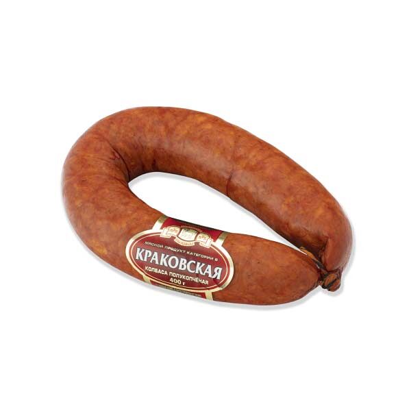 Колбаса Краковская Башкирские Колбасы 400гр п/к н/о в/у