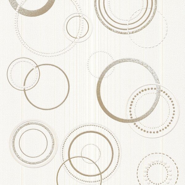 Обои Style Decor Элли, вспененный винил на бумажной основе, бежевый, 0,53х10,05 м