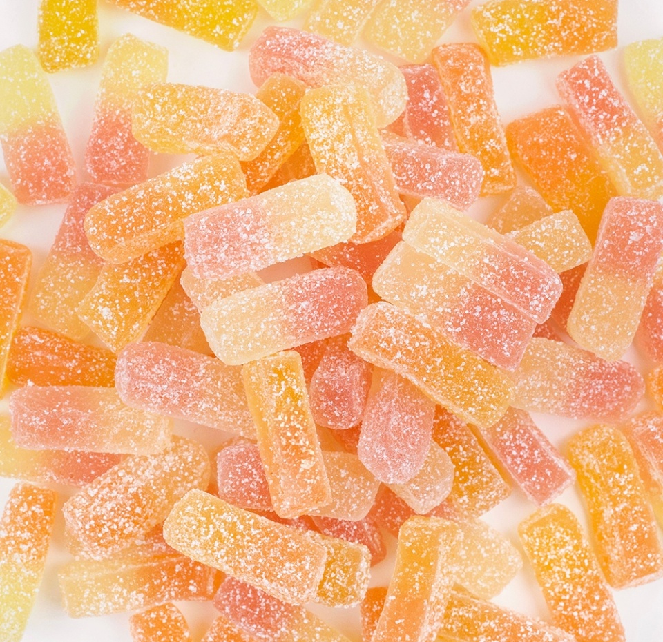 

Желейные конфеты со вкусом грейпфрута и персика Jealous Sweets 125г