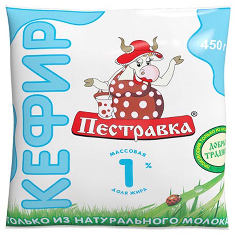 

Кефир Пестравка 1% 450 мл