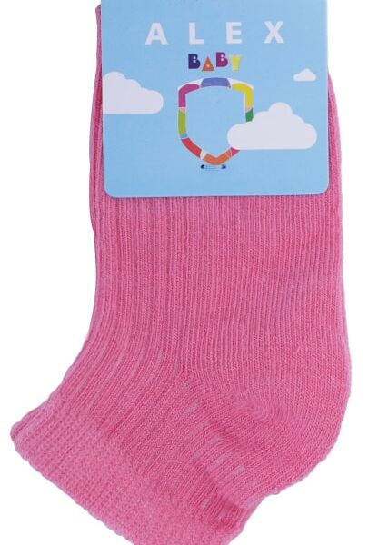 Носки для младенцев Alex Textile BF-5507 бесшовные темно-розовые 0-6мес
