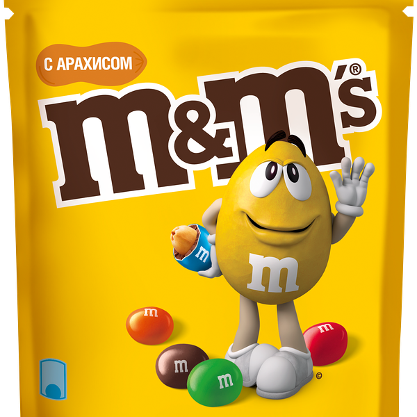 Драже M&M’s c арахис мол шок 145г