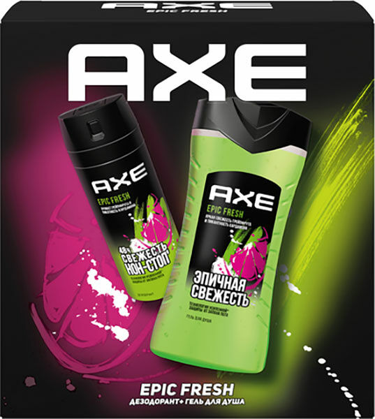 Набор подарочный Axe Epic Fresh Гель для душа + Дезодорант