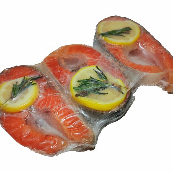 Форель стейки с лимоном и розмарином замороженные