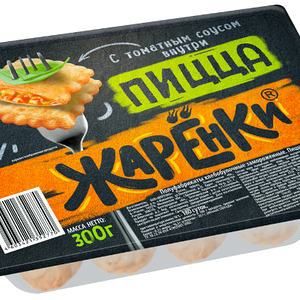 Пицца Жаренки Ветчина, сыр и томатный соус, 300 г