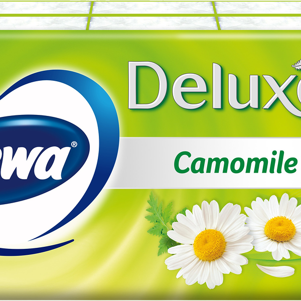 Платочки бумажные ZEWA Deluxe Ромашка, 10шт