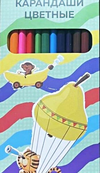 Набор карандашей Colorio Kinderline 12 цветов