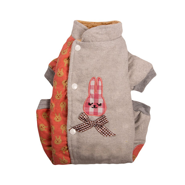 Костюм для собак Зайка XL розовый (девочка)