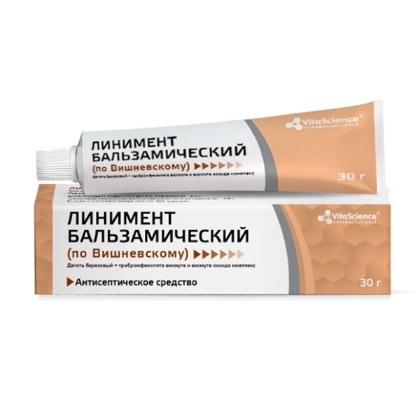 Линимент бальзамический (по Вишневскому) 30 г