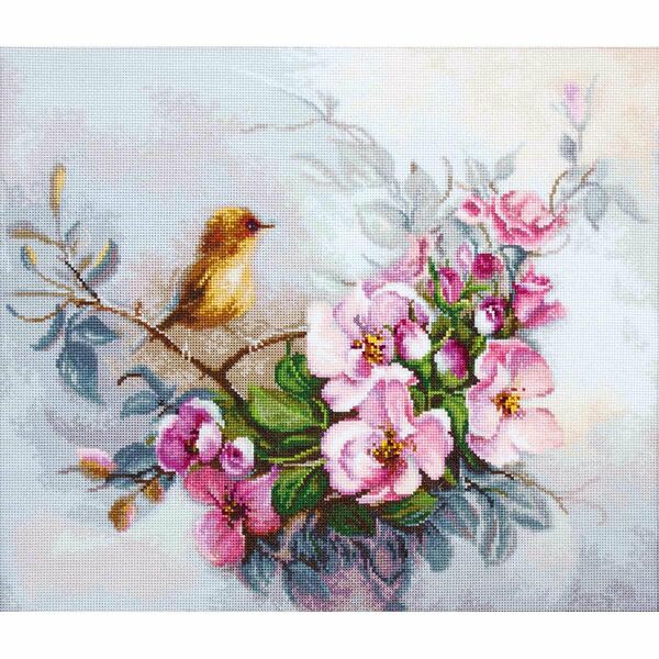 B2314 Набор для вышивания 'Птичка' 29*25,5см, Luca-S