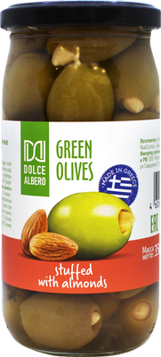 Оливки с миндалем DOLCE ALBERO зеленые