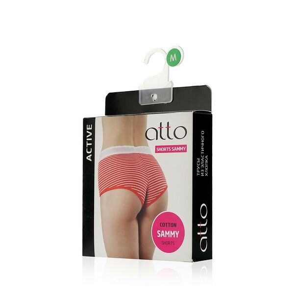 Женские трусы Atto Sammy - shorts, Красный, M