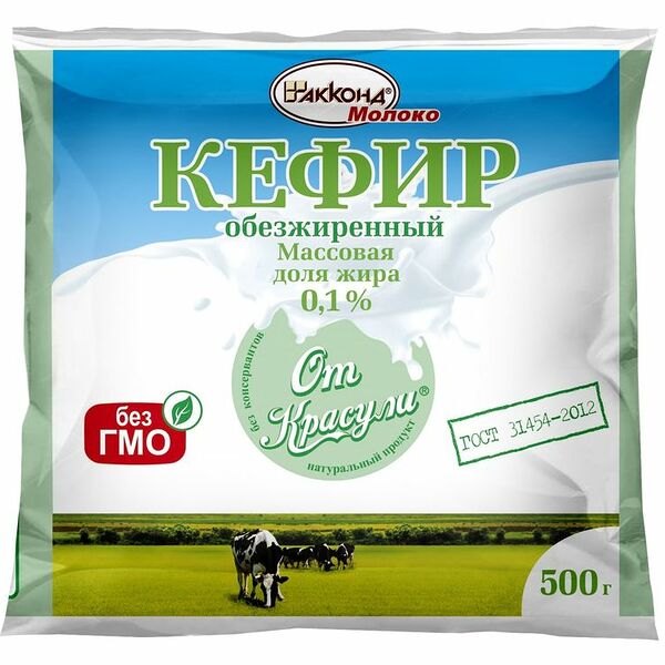 Кефир От Красули обезжиренный 0.1%, 500г