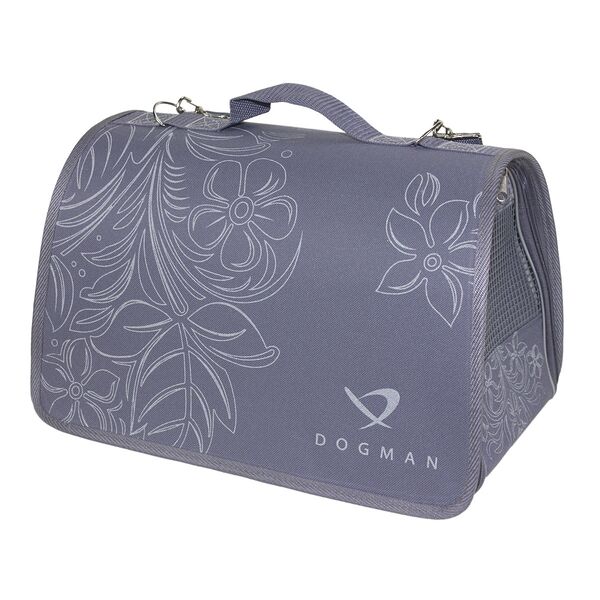 Сумка-переноска Dogman Лира №1 35*22*23 см, Серый