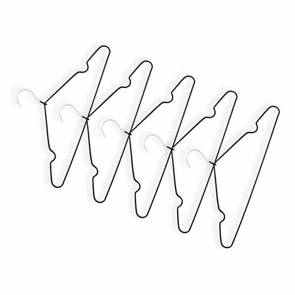 Набор вешалок Butler металлических 5 шт, черный