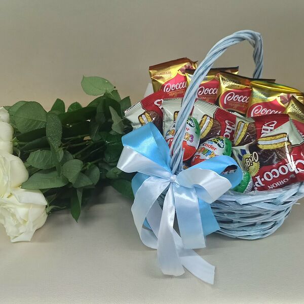 Цветочно-шоколадный сюрприз