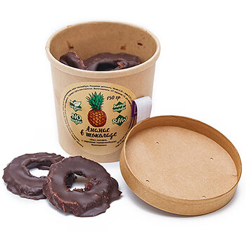 Ананас в шоколаде Рецепты Привереды с сиропом топинамбура (веган) 150г, Россия