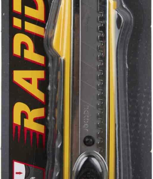 Нож канцелярский Hatber цвет: чёрный