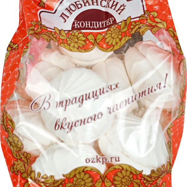 Зефир неглазированный со вкусом Ванили ТМ Любинский Кондитер 400г