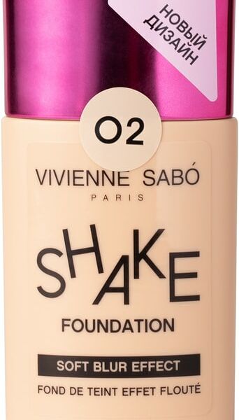 Тональный крем Vivienne Sabo Shakefoundation с натуральным блюр эффектом Тон 02 25мл