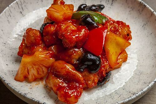 Курица в кисло-сладком соусе