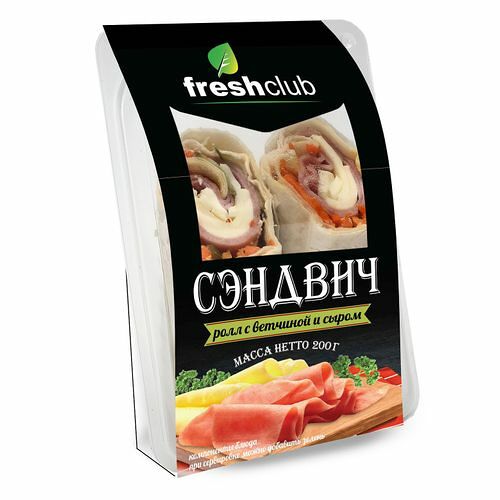 Сэндвич Freshclub Ролл ветчина-сыр 200 г