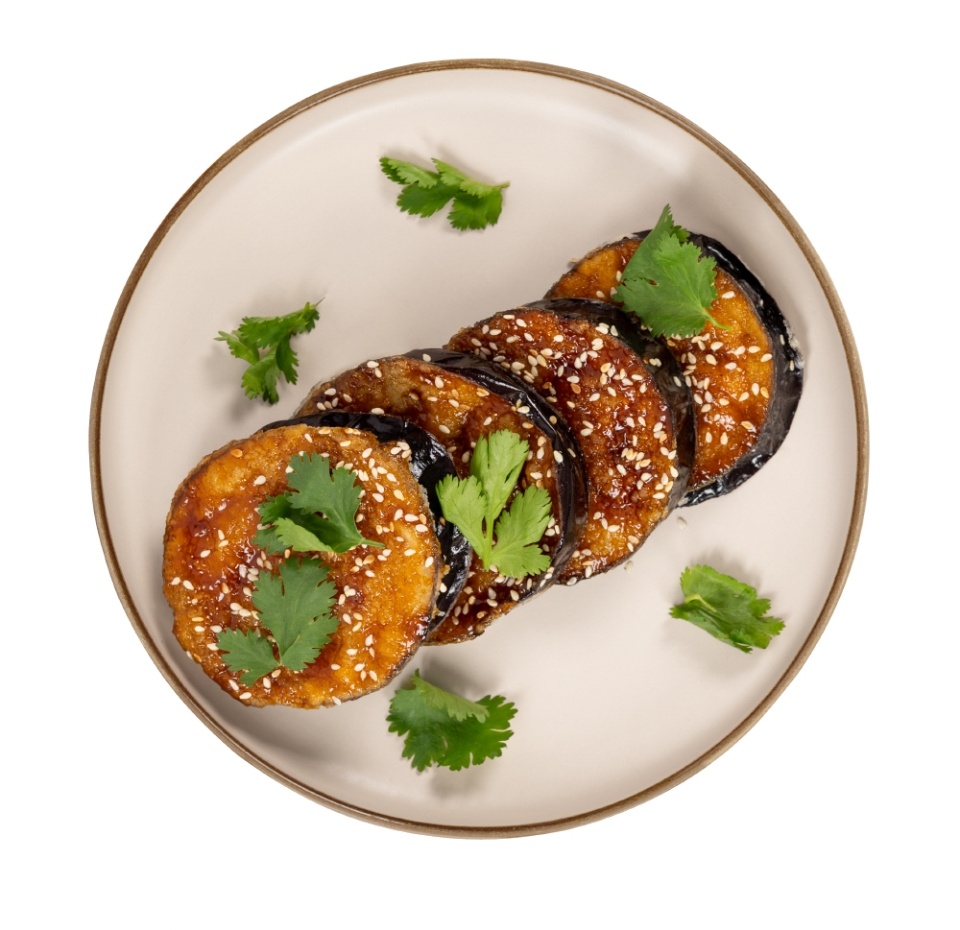 

Баклажаны хрустящие в глазури терияки порция 200г, Россия