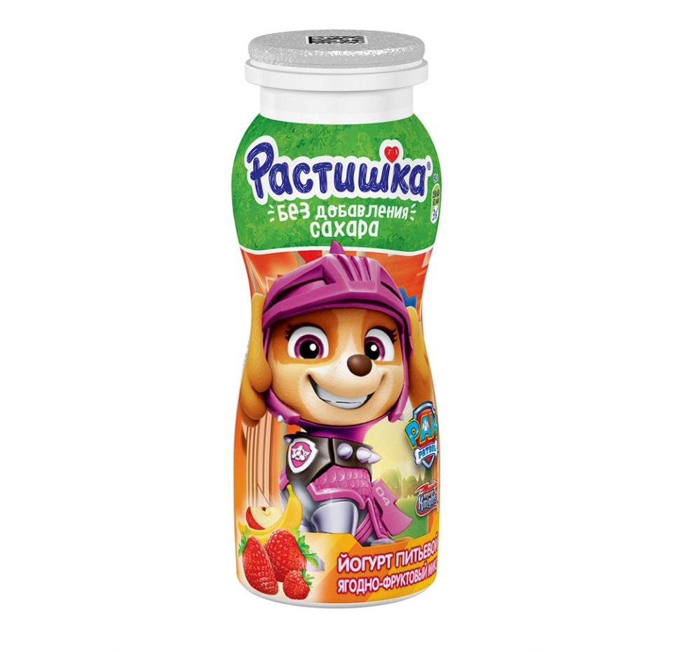 

Йогурт питьевой детский Растишка Nature ягодно-фруктовый микс 1.6% 90 г