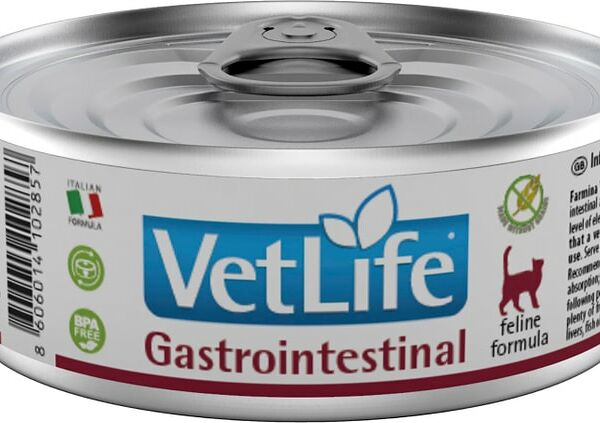 Влажный корм для кошек Farmina Vet Life Cat Gastrointestinal диетический с курицей при заболеваниях ЖКТ 85г