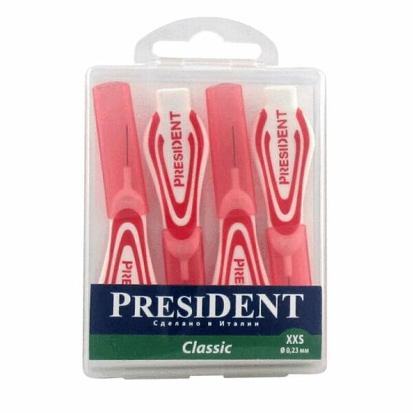 Ёршики President Classic 4 шт размер XXS 0.23 мм