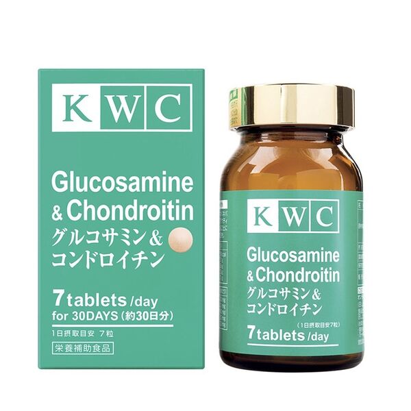Биологически активная добавка «Глюкозамин и хондроитин», KWC, Япония