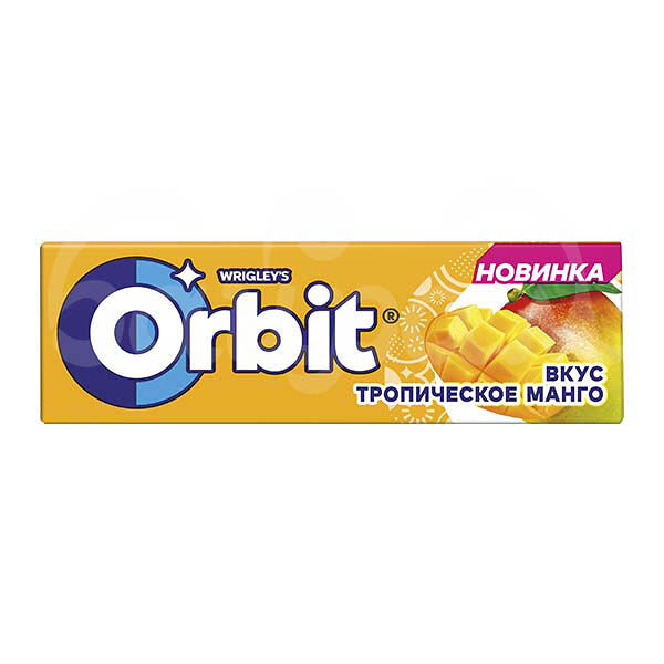 Жевательная резинка Орбит 13.6гр Тропическое манго
