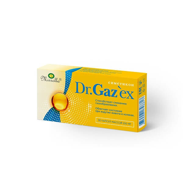 Dr.Gazex Симетикон капсулы 30 шт