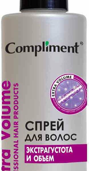 Спрей для волос Compliment Экстрагустота и объем